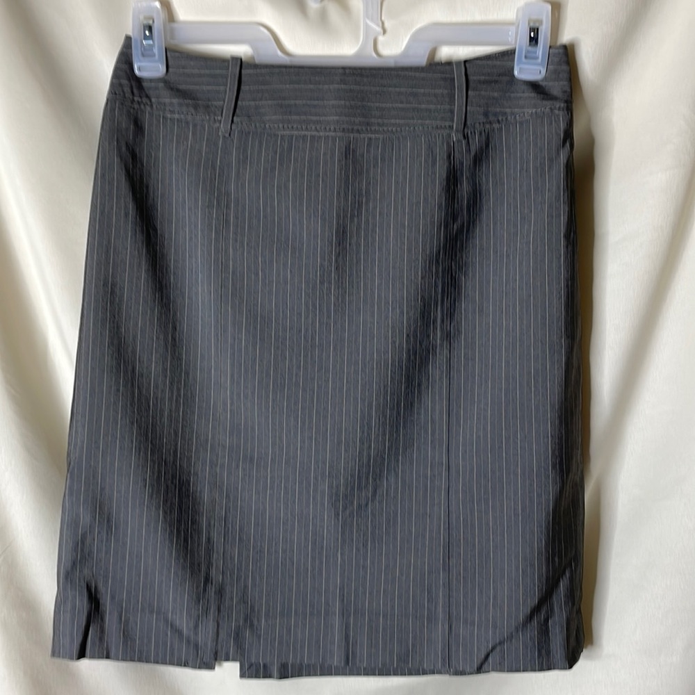 The Limited pinstripe skirt, grey